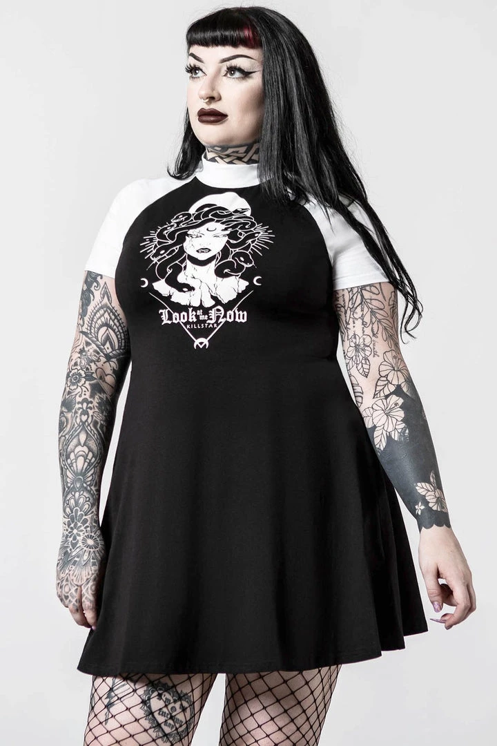 Clothing Killstar Medusa Raglan Dress "Look At Me Now" 4 Clothing Killstar Medusa Raglan Dress "Look At Me Now"