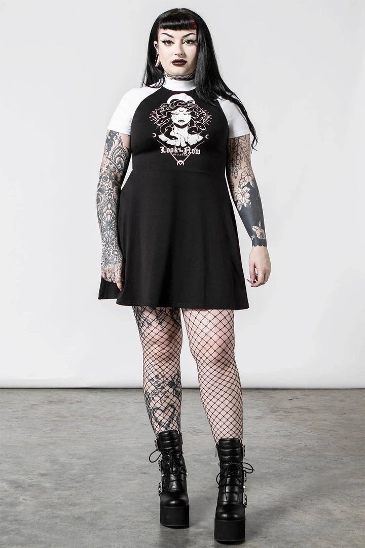 Clothing Killstar Medusa Raglan Dress "Look At Me Now" 2 Clothing Killstar Medusa Raglan Dress "Look At Me Now"
