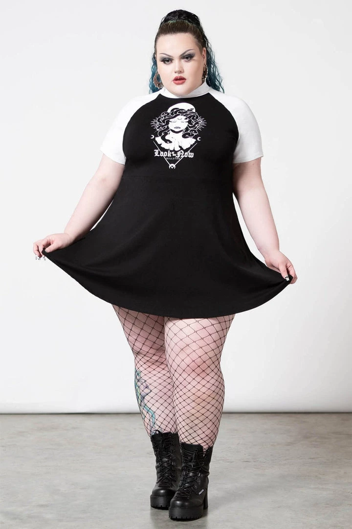 Clothing Killstar Medusa Raglan Dress "Look At Me Now" 5 Clothing Killstar Medusa Raglan Dress "Look At Me Now"