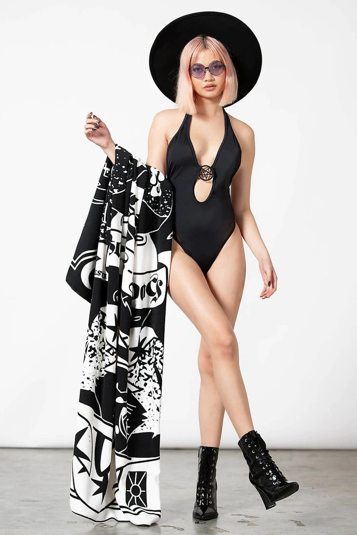 New Arrivals And Restocks Killstar Meow-Gical Large Towel With Cat Print 7 New Arrivals And Restocks Killstar Meow-Gical Large Towel With Cat Print