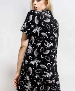 Killstar Moonbow PJ Set Unicorns And Rainbows Winter