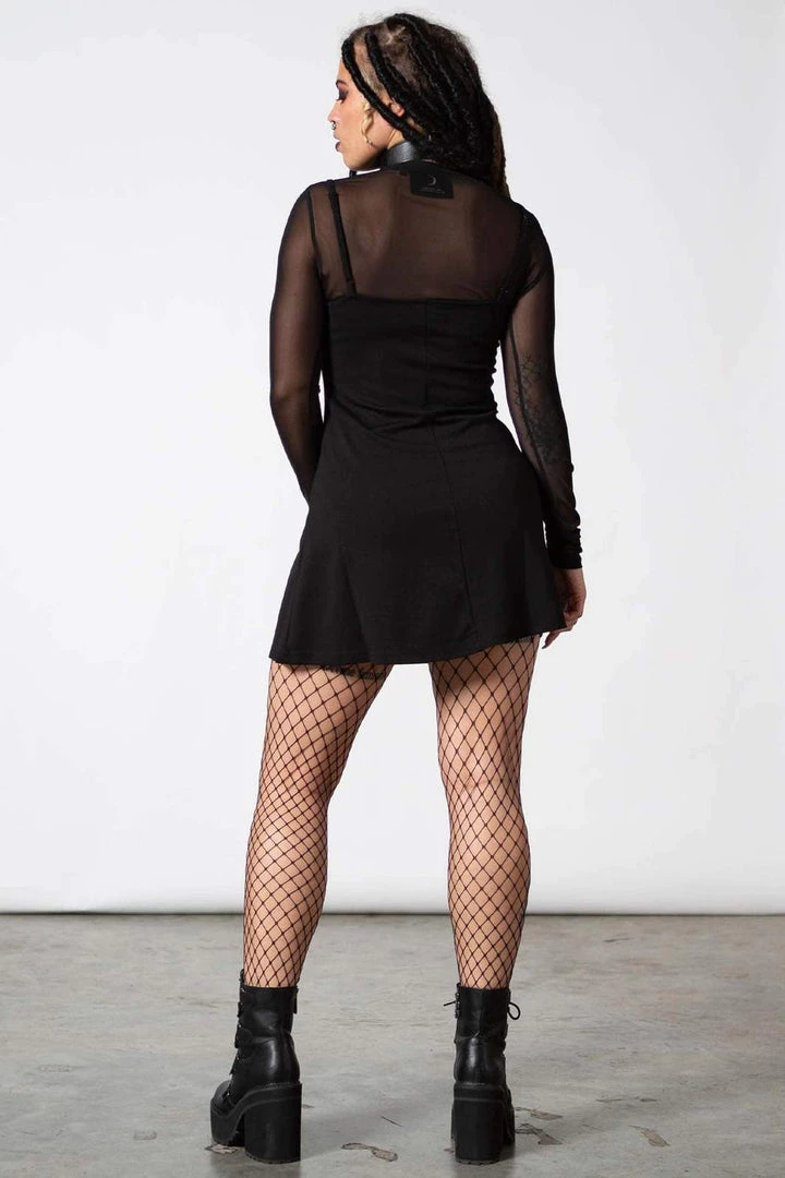 Winter Killstar Morning 2-Piece Dress Mesh Top AND Cami Dress "Not A Morning Person" 10 Winter Killstar Morning 2-Piece Dress Mesh Top AND Cami Dress "Not A Morning Person"