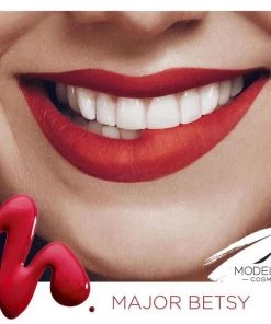 Model Rock Cosmetics Model Rock Liquid To Matt Longwear Lipstick In Major Betsy Deep Red Party Time