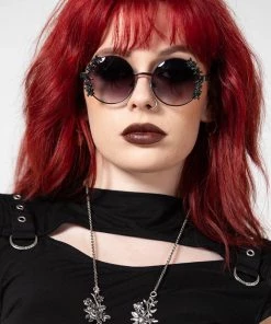 Killstar Mystic Sight Sunglasses Floral Moon Detail 6 Killstar Mystic Sight Sunglasses Floral Moon Detail