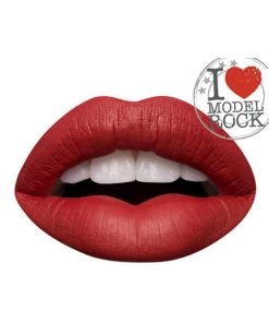 Model Rock Cosmetics Model Rock Liquid To Matt Longwear Lipstick In Major Betsy Deep Red Party Time