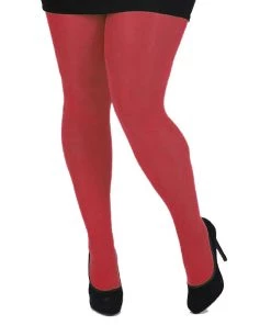 Winter Pamela Mann Hosiery Curvy Super-Stretch 50 Denier Tights In Maroon Red