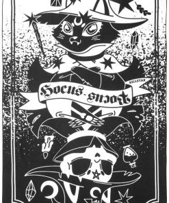 New Arrivals And Restocks Killstar Meow-Gical Large Towel With Cat Print