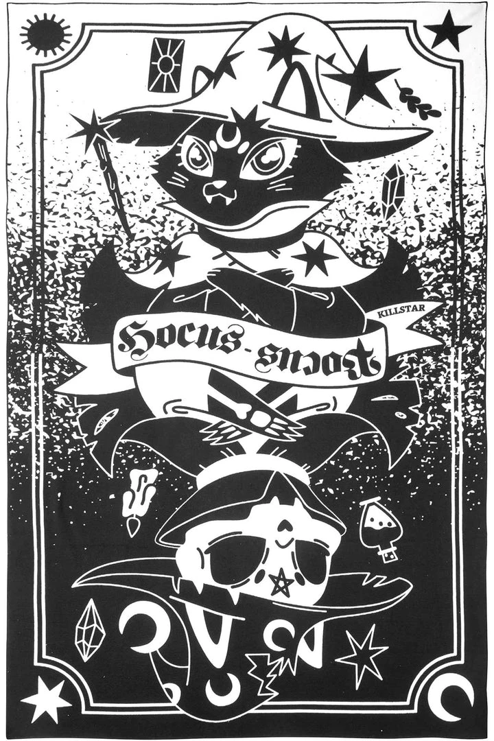 New Arrivals And Restocks Killstar Meow-Gical Large Towel With Cat Print 3 New Arrivals And Restocks Killstar Meow-Gical Large Towel With Cat Print