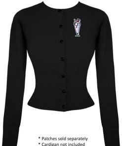 Kitty Deluxe Iron On Patch Of Milkshake