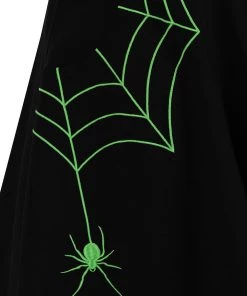 Hell Bunny Miss Muffet Skater Skirt With Green Details Clothing