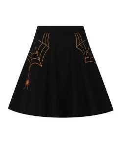 Hell Bunny Miss Muffet Skater Skirt With Orange Details 13 Hell Bunny Miss Muffet Skater Skirt With Orange Details