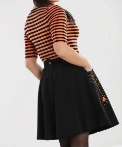 Hell Bunny Miss Muffet Skater Skirt With Orange Details 15 Hell Bunny Miss Muffet Skater Skirt With Orange Details