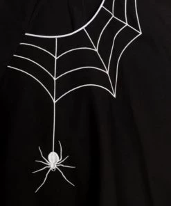 Clothing Hell Bunny Miss Muffet 50's Skirt In Black With White Trims 13 Clothing Hell Bunny Miss Muffet 50's Skirt In Black With White Trims