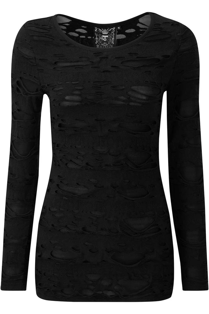 Killstar Night Shadow Long Sleeved Top Winter 3 Killstar Night Shadow Long Sleeved Top Winter