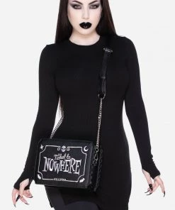 Dark Alternative Killstar Nowhere Ticket Cross Body Bag