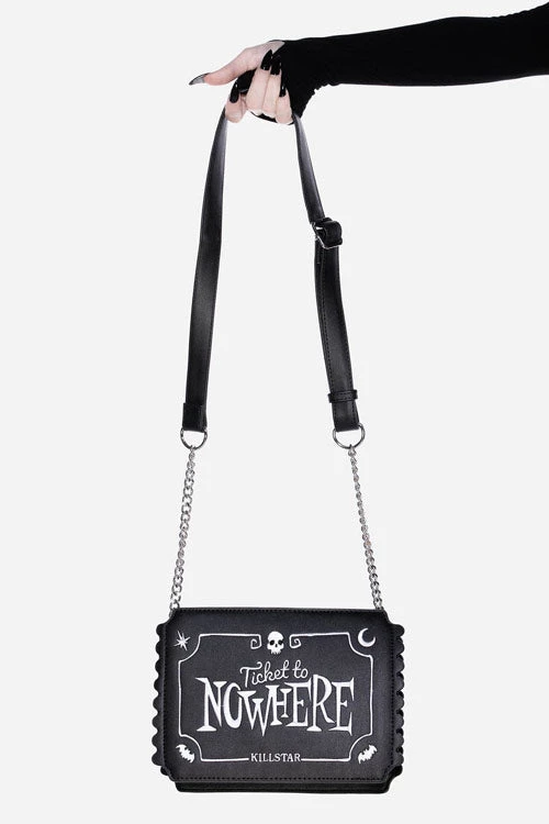 Dark Alternative Killstar Nowhere Ticket Cross Body Bag 1 Dark Alternative Killstar Nowhere Ticket Cross Body Bag