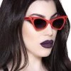 Killstar Nyte Matt Blood Red Sunglasses Halloween