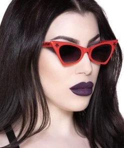 Killstar Nyte Matt Blood Red Sunglasses Halloween