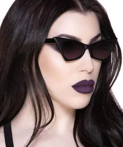 Killstar Nyte Matt Black Sunglasses