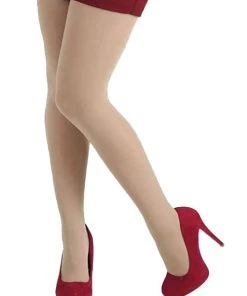 Pamela Mann Hosiery Curvy Super-Stretch 50 Denier Tights In Natural/Nude New Arrivals And Restocks