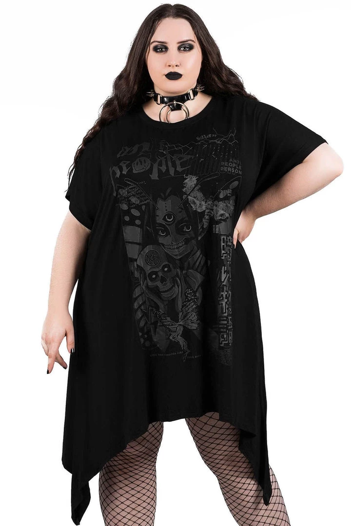Killstar No Fairytale Tunic Dress Clothing 3 Killstar No Fairytale Tunic Dress Clothing