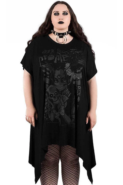 Killstar No Fairytale Tunic Dress Clothing 1 Killstar No Fairytale Tunic Dress Clothing