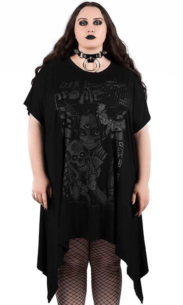 Killstar No Fairytale Tunic Dress Clothing 4 Killstar No Fairytale Tunic Dress Clothing