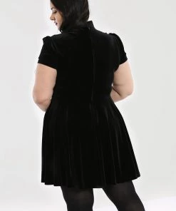 Hell Bunny Nova Velvet Dress Winter