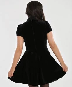 Hell Bunny Nova Velvet Dress Winter