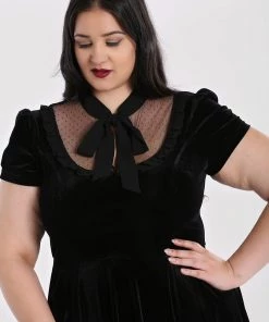 Hell Bunny Nova Velvet Dress Winter