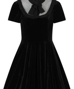 Hell Bunny Nova Velvet Dress Winter