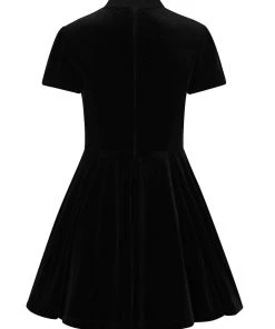 Hell Bunny Nova Velvet Dress Winter