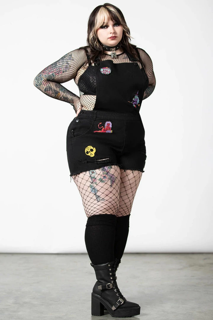 New Arrivals And Restocks Killstar Oracle Denim Overalls With Patches 10 New Arrivals And Restocks Killstar Oracle Denim Overalls With Patches