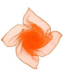 Accessories Kitty Deluxe Sheer Chiffon Scarf In Orange