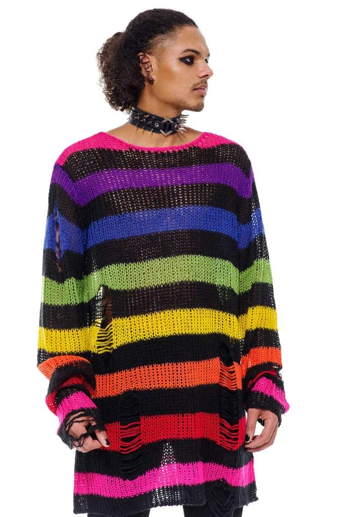 New Arrivals And Restocks Killstar Over The Rainbow Punk Knit Sweater 6 New Arrivals And Restocks Killstar Over The Rainbow Punk Knit Sweater