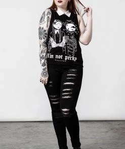 Clothing Killstar Perky Collared Vest