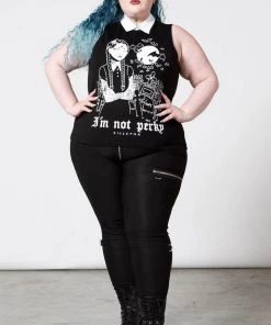 Clothing Killstar Perky Collared Vest 16 Clothing Killstar Perky Collared Vest