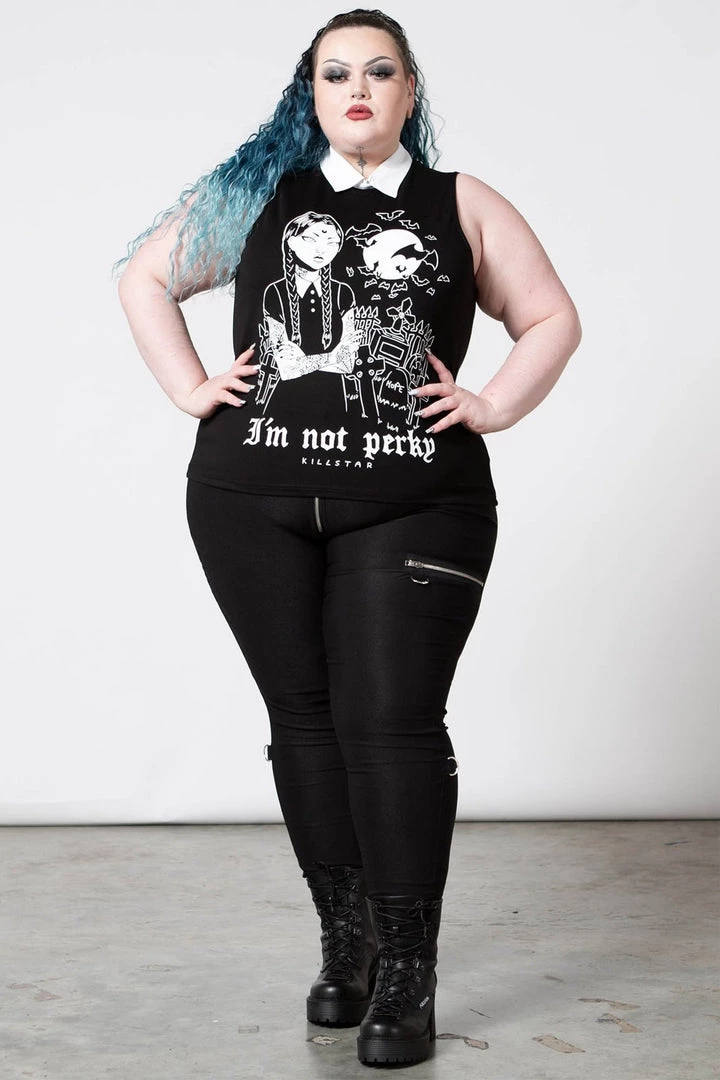 Clothing Killstar Perky Collared Vest 7 Clothing Killstar Perky Collared Vest