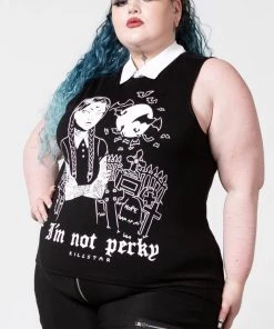 Clothing Killstar Perky Collared Vest 17 Clothing Killstar Perky Collared Vest
