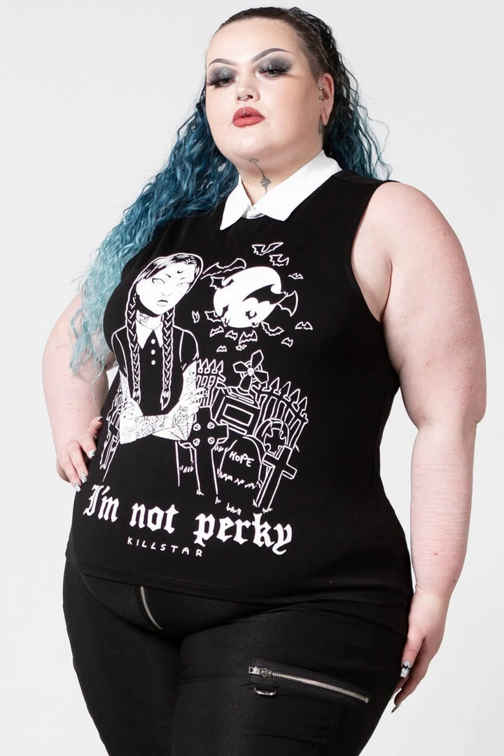 Clothing Killstar Perky Collared Vest 8 Clothing Killstar Perky Collared Vest