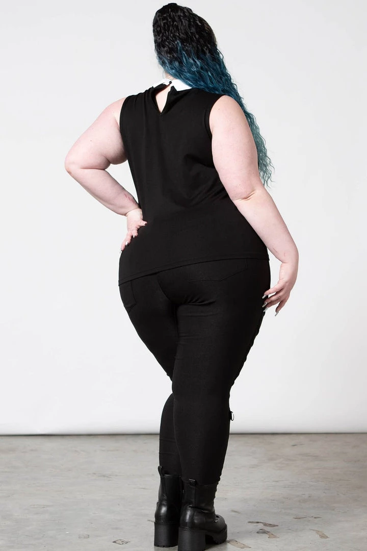 Clothing Killstar Perky Collared Vest 9 Clothing Killstar Perky Collared Vest