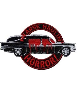 Kreepsville 666 Iron On Patch Of Hearse Haulin Horror