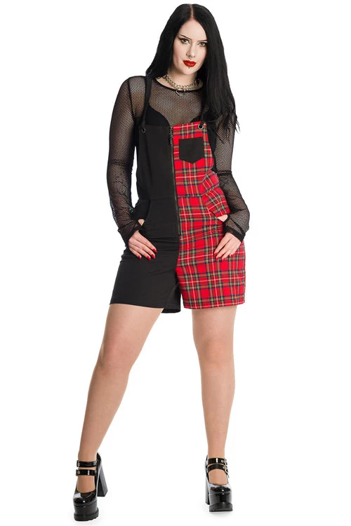 New Arrivals And Restocks Banned Alternative Krampus Black And Tartan Playsuit 1 New Arrivals And Restocks Banned Alternative Krampus Black And Tartan Playsuit