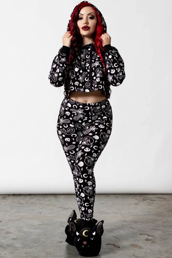 New Arrivals And Restocks Killstar Purr Off Cropped Hoodie In Black Cat Print! 5 New Arrivals And Restocks Killstar Purr Off Cropped Hoodie In Black Cat Print!