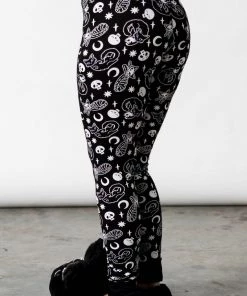 Killstar Purr Off Lounge Leggings Cat Print! New Arrivals And Restocks