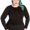 New Arrivals And Restocks Hell Bunny Paloma Cardigan In Black