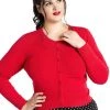 New Arrivals And Restocks Hell Bunny Paloma Cardigan In Red