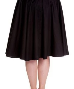 Hell Bunny Paula 50's Skirt In Black