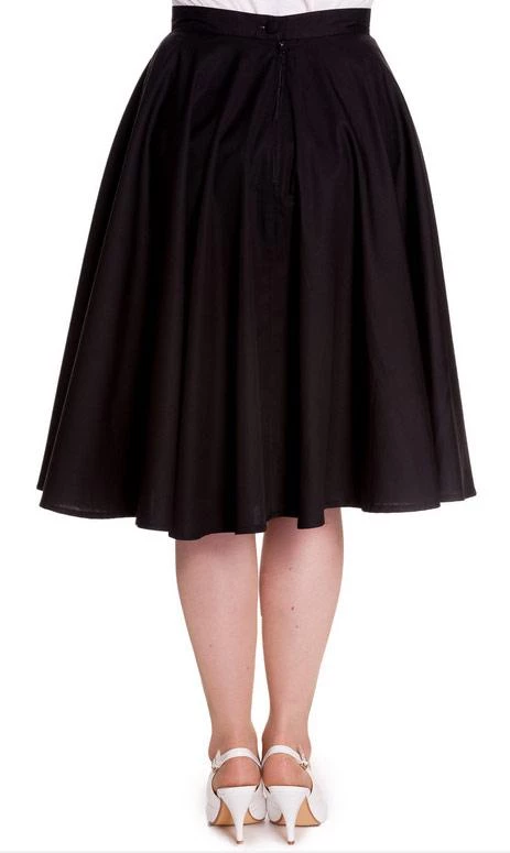 Hell Bunny Paula 50's Skirt In Black 2 Hell Bunny Paula 50's Skirt In Black