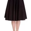 Hell Bunny Paula 50's Skirt In Black